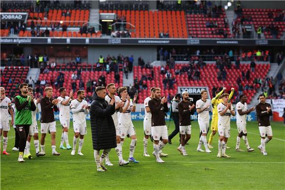 St. Pauli hat in Freiburg 3:0 gewonnen. Foto: Philipp von Ditfurth/dpa